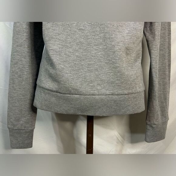 Bebe Y2K Hoodie Gray Streetwear Sport Activewear Athleisure Soft Cozy Sz Large - Picture 8 of 11